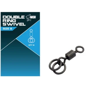 Vartej Cu Anou NASH Double Ring Swivel, Size 8, 8buc/pac