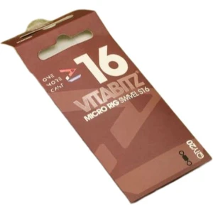 Vartej ONE MORE CAST Tackle Vitabitz Micro Rig Swivel, Nr.16, 20buc/pac Vartej ONE MORE CAST Tackle Vitabitz Micro Rig Swivel, Nr.16, 20buc/pac