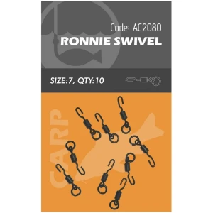 Vartej Rapid cu Anou Orange Ronnie Swivel No.7, 10buc/pac Vartej Rapid cu Anou Orange Ronnie Swivel No.7, 10buc/pac