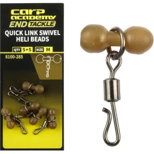 Vartej Rapid cu Margea Culisanta CARP ACADEMY pentru Montura Elicopter, Marime M, 5+5buc Vartej Rapid cu Margea Culisanta CARP ACADEMY pentru Montura Elicopter, Marime M, 5+5buc