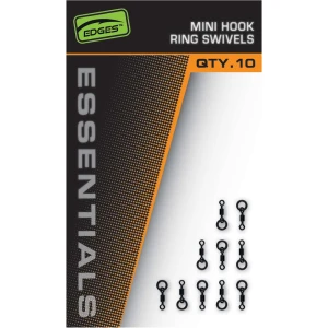 Vartej cu Anou Fox Edges Essentials Mini Hook Ring Swivels 10buc/pac
