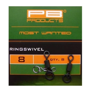Vartej cu Anou Ring PB Products Swivel Nr.8 10buc/plic Vartej cu Anou Ring PB Products Swivel Nr.8 10buc/plic