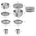 Set 8 Vase pentru Gatit NEVIS Camping Cookware Set 8 Vase pentru Gatit NEVIS Camping Cookware
