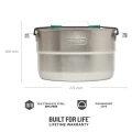 Set gatit camping Stanley Adventure The Full Kitchen Base Camp Cook Set Stainless Steel 3.5 l  Set gatit camping Stanley Adventure The Full Kitchen Base Camp Cook Set Stainless Steel 3.5 l