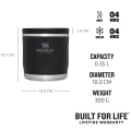 Recipient Termoizolant STANLEY The Adventure To-Go Food Jar 0.35L / 12oz, Black Recipient Termoizolant STANLEY The Adventure To-Go Food Jar 0.35L / 12oz, Black