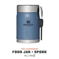 Recipient Termoizolant STANLEY The Legendary Food Jar + Spork 0.4L / 14oz, Hammertone Lake
