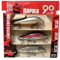 Kit Voblere Rapala 90 Years Lurke Kit R90 Cdsbrt, 9cm, 3buc/pac