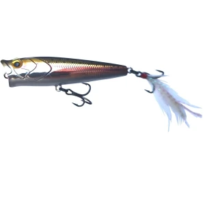 VOBLER  MUSTAD BURPY POPPER, 6,5CM/6,3G, RAINBOW VOBLER  MUSTAD BURPY POPPER, 6,5CM/6,3G, RAINBOW