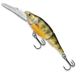 Vobler Articulat Live Target Yellow Perch Jointed Floating, Natural Matte, 11g, 7.3cm 