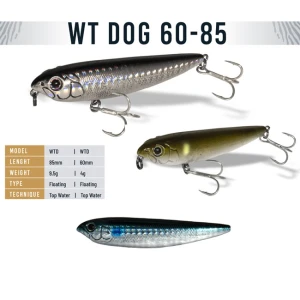 Vobler Colmic Herakles WT-Dog 60 6cm 4g Blue Fish