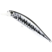 Vobler DUO Realis Jerkbait 85F, ASAZ400 Gunmetal M Silver Tiger, 8.5cm, 7.3g