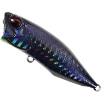 Vobler DUO Realis Popper 64F, GHA3138 Midnight Black II, 6.4cm, 9g