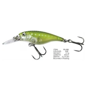 Vobler FL FL122 Floating 40mm 2.7g Depth 0.2-0.8m Colour 02 Vobler FL FL122 Floating 40mm 2.7g Depth 0.2-0.8m Colour 02