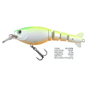 Vobler FL FL137B Floating 78mm 8.8g Depth 1.5m Colour 282 Vobler FL FL137B Floating 78mm 8.8g Depth 1.5m Colour 282