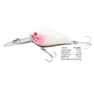 Vobler FL FL504 Floating 40mm 5.5g Depth 1.5m Colour 117 Vobler FL FL504 Floating 40mm 5.5g Depth 1.5m Colour 117