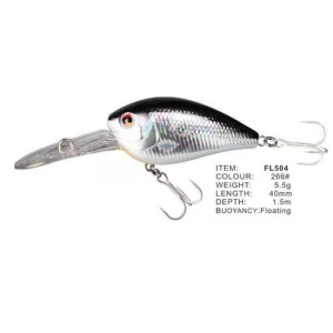 Vobler FL FL504 Floating 40mm 5.5g Depth 1.5m Colour 266 Vobler FL FL504 Floating 40mm 5.5g Depth 1.5m Colour 266