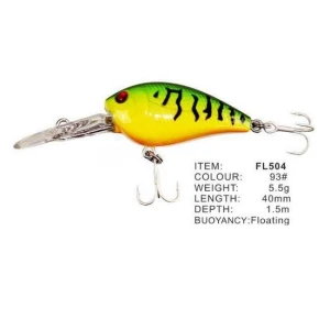 Vobler FL FL504 Floating 40mm 5.5g Depth 1.5m Colour 93 Vobler FL FL504 Floating 40mm 5.5g Depth 1.5m Colour 93