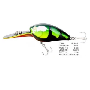 Vobler FL FL504 Floating 40mm 5.5g Depth 1.5m Colour 96 Vobler FL FL504 Floating 40mm 5.5g Depth 1.5m Colour 96