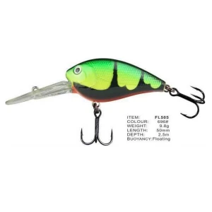 Vobler FL FL505 Floating 50mm 9.8g Depth 2.5m Colour 696 Vobler FL FL505 Floating 50mm 9.8g Depth 2.5m Colour 696