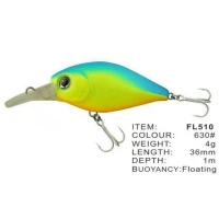 Vobler FL FL510 Floating 36mm 4.0g Depth 1.0m Colour 630 Vobler FL FL510 Floating 36mm 4.0g Depth 1.0m Colour 630