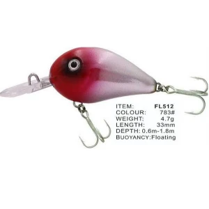 Vobler FL FL512 Floating 33mm 4.7g Depth 0.6-1.8m Colour 783 Vobler FL FL512 Floating 33mm 4.7g Depth 0.6-1.8m Colour 783