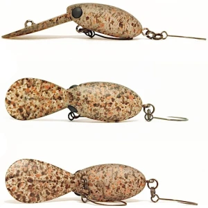 Vobler HMKL Inch Crank Dr, Cruster Brown G, 1.8g, 2.5cm