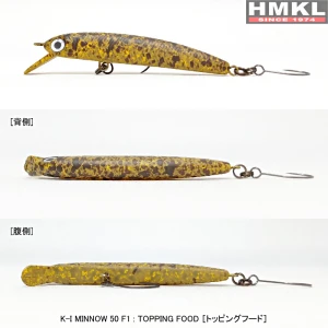 Vobler HMKL K-I Minnow 50 F1, 5cm, 1.2g, Topping Food