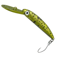 Vobler HMKL Minnow Zagger 50F1 Bone,5cm, 1.5gr, Yadoku Green, 1buc/pac	