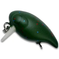 Vobler JACKALL Area Man Crank 22F, Mat Glitter Olive, 2.2cm, 1.1g