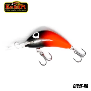 Vobler Kenart Diver 4cm 3g Red Black