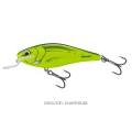 Vobler SALMO New Executor Shallow Runner Colours, 12cm, 33g, Chartreuse, 1buc/pac