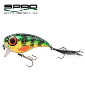 Vobler Spro Fat Iris Slow Floating 6cm 17g Chrome Perch