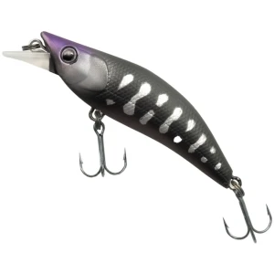 Vobler Tiemco Mukkuri Floating, Matte Black Yamame Silver, 3.4g, 5.2cm