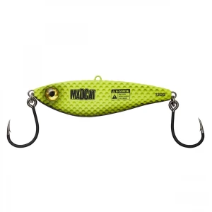 Vobler Vertical Jig Madcat Vibratix Fluo Yellow UV 12cm 110g Vobler Vertical Jig Madcat Vibratix Fluo Yellow UV 12cm 110g
