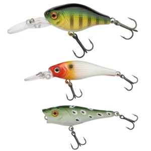 Set Voblere BERKLEY Pulse Hardbait Pack Perch, 3buc/pac