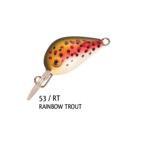 VOBLER RAPTURE PRO HOT BUZZ SINKING RAINBOW TROUT 2.5CM 3GR