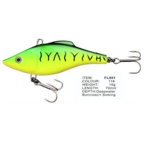 VVobler FL FL601 Sinking 70mm 16.0g Depth Deepwater Colour 11 VVobler FL FL601 Sinking 70mm 16.0g Depth Deepwater Colour 11