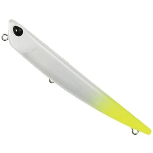 Vobler DUO BayRuf Manic Fish 75, CCC0559 Alien White CH Tail, 7.5cm, 7.6g