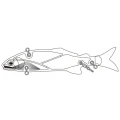 Vobler DUO Luayu VIB, CCC4529 Ougonayu, 10cm, 15g Vobler DUO Luayu VIB, CCC4529 Ougonayu, 10cm, 15g