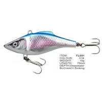 Vobler FL FL601 Sinking 70mm 16.0g Depth Deepwater Colour 01 Vobler FL FL601 Sinking 70mm 16.0g Depth Deepwater Colour 01