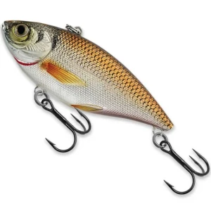 Vobler Live Target Golden Shiner Rattlebait, Silver / Bronze, 7.0cm, 14.0g